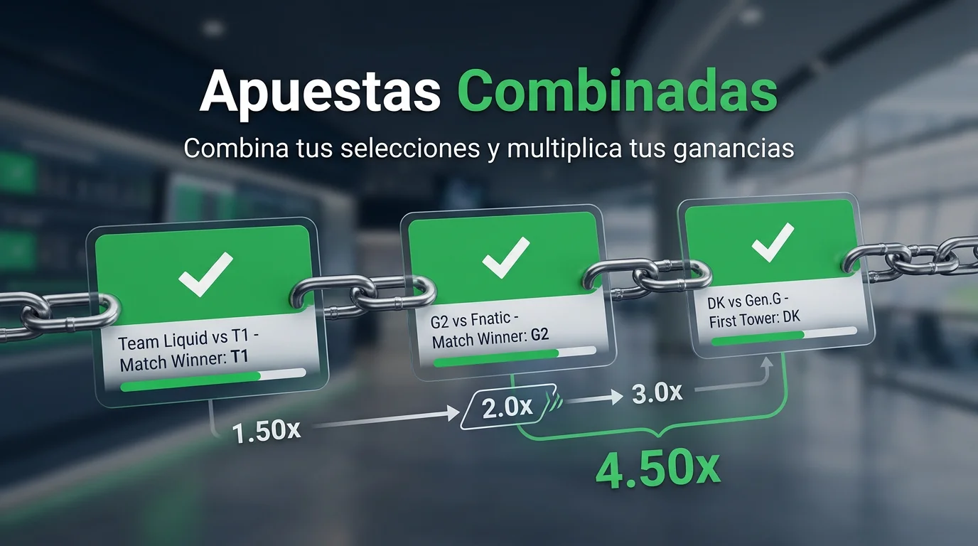 Apuestas combinadas LoL parlays