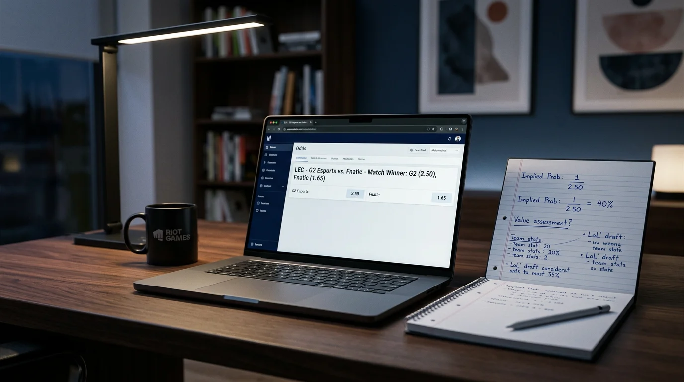 Cuotas en apuestas de League of Legends explicadas